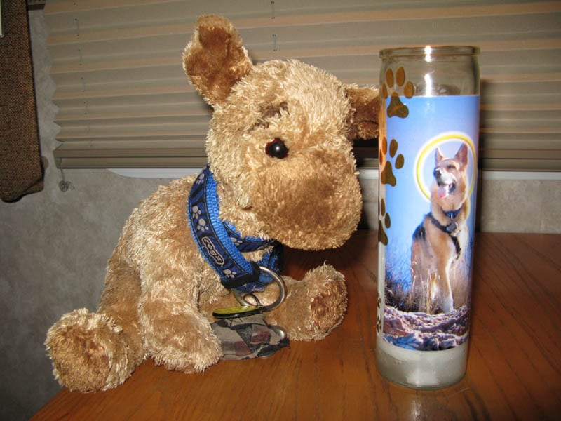 Prayer Candle for Cancer Dogs