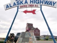 Wyatt makes it to Mile 0 on The Alaska Highway