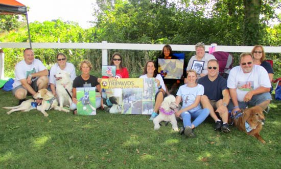 Team Tripawds at Puppy Up Walk Wheaton, IL