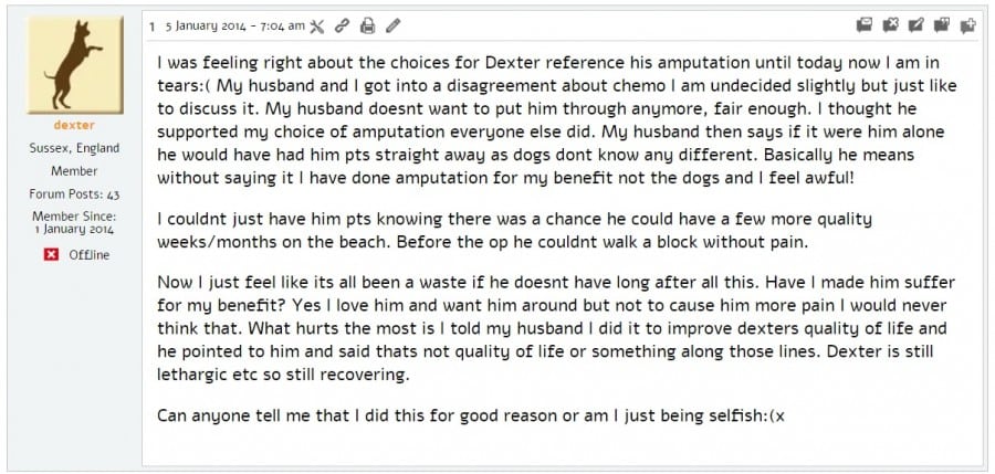 disagree about amputation