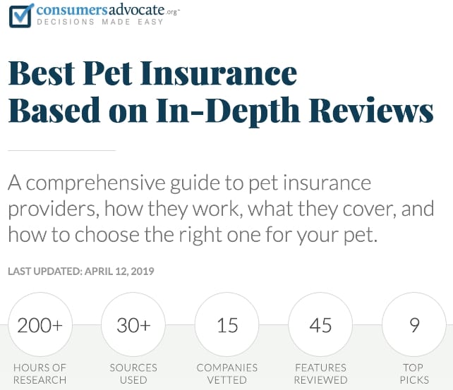 Tripawds Best Pet Insurance