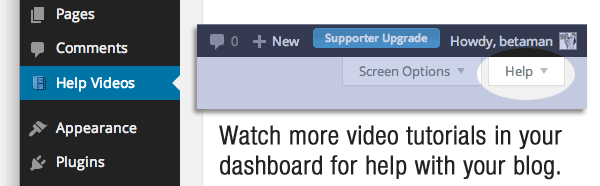 help videos