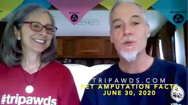 Tripawds pet amputation chat