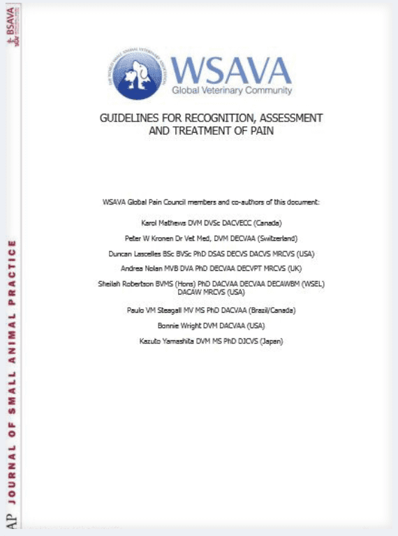 WSAVA Pain Management Guidelines