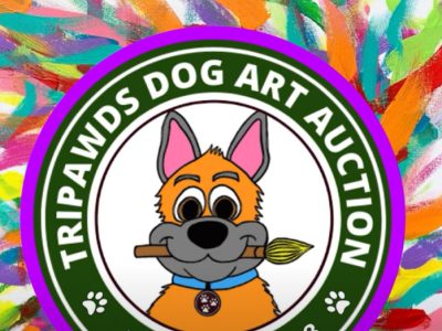 help share the 2023 Tripawds Dog Art Auction news