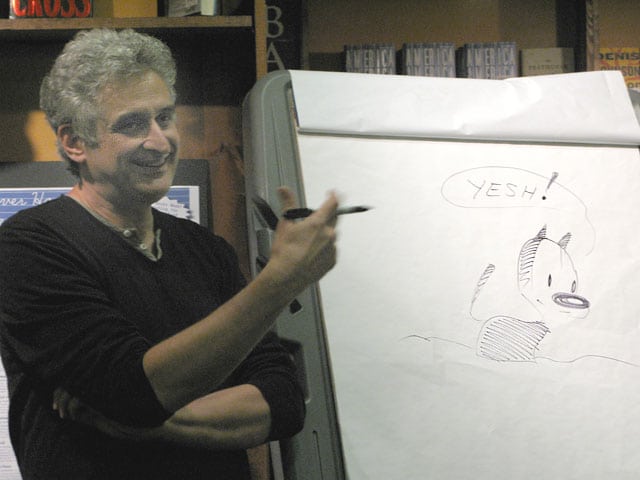 Patrick McDonnel at 2009 Book Signing