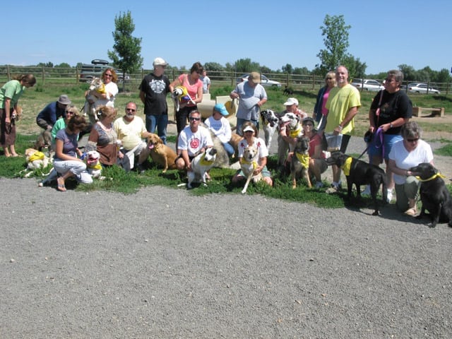 First Tripawds Pawty Longmont, CO Group Photo