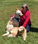 Cindy with Dusty and Shelby